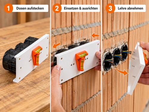Dosen setzhilfe fach - up-dosen, 3-fach