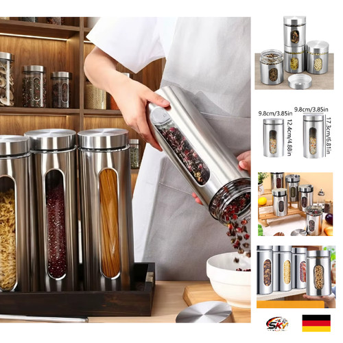 Edelstahl kaffeedose mit - kaffeedose,