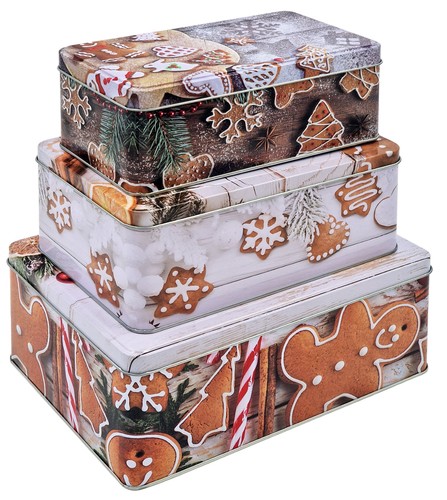 Keksdosen gingerbread 3er - keksdosen,