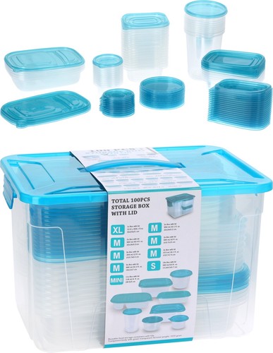 Vorratsdosen set 100 teilig - vorratsdosen, 100-teilig