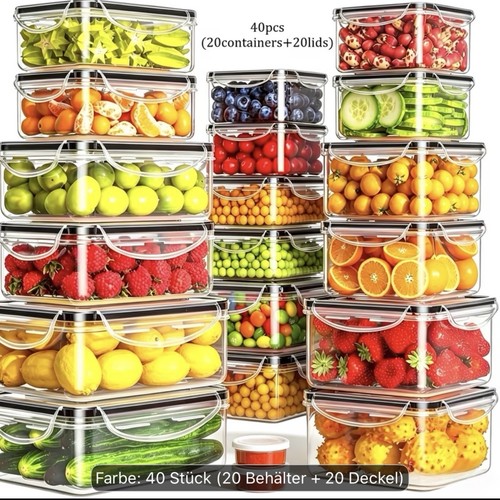 40tlg frischhaltedosen set - 40tlg,
