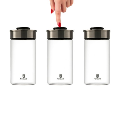 Vakuum vorratsdosen glas 3er - glas,