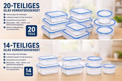 Vorratsdosen set 20 tlg - 14, +