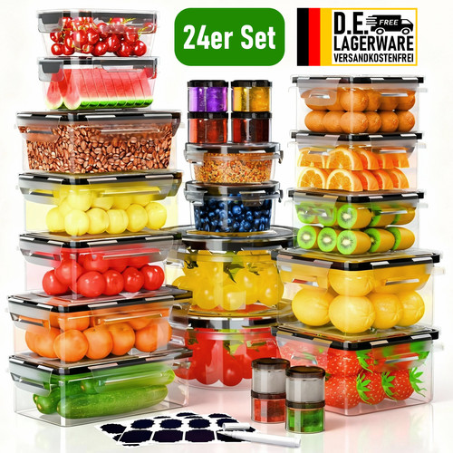 Frischhaltedosen 24er set - frischhaltedosen,
