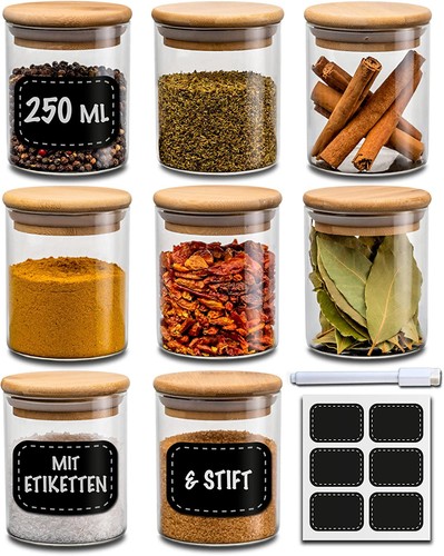Gewürzgläser set 250ml - 8,